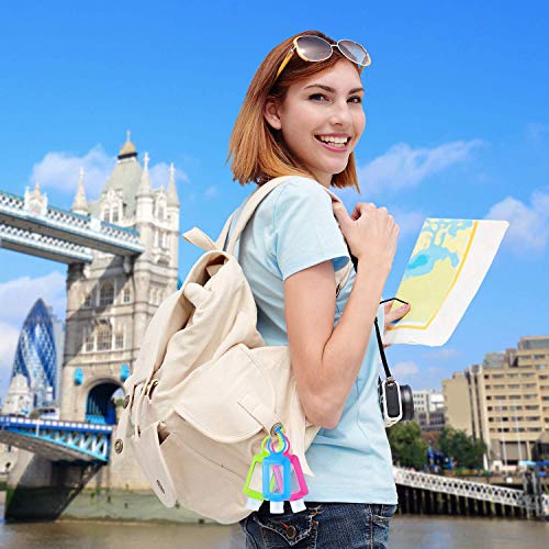 Ichoeeu 4 Pack Travel Size Plastic Clear Bottles W/Silicone Sleeve Refillable Empty Squeeze Containers Leakproof Flip Cap Keychain Bottles Hand Sanitizer Holder For Backpack Travel Outdoor (60Ml/2Oz) #TOP5