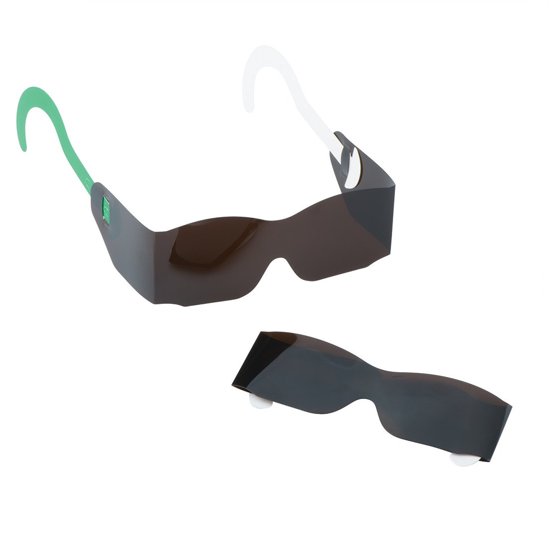 SmileMakers Blue Pediatric Paper Temple Glasses - Eyecare Supplies - 25 per Pack