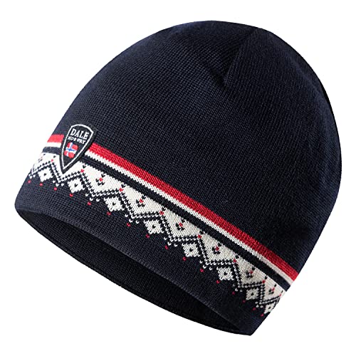 Dale of Norway Moritz Chapeau Homme, Bleu Marine/Framboise/Blanc cassé, Taille Unique Cover