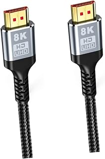 UKCOCO Cable Computer Monitor Cable PC Cables Video Connection Cable Versatile Connecting Cable Video Output Cord Set-top Box Cable Video Converter Cord for Laptop Black Braided Wire
