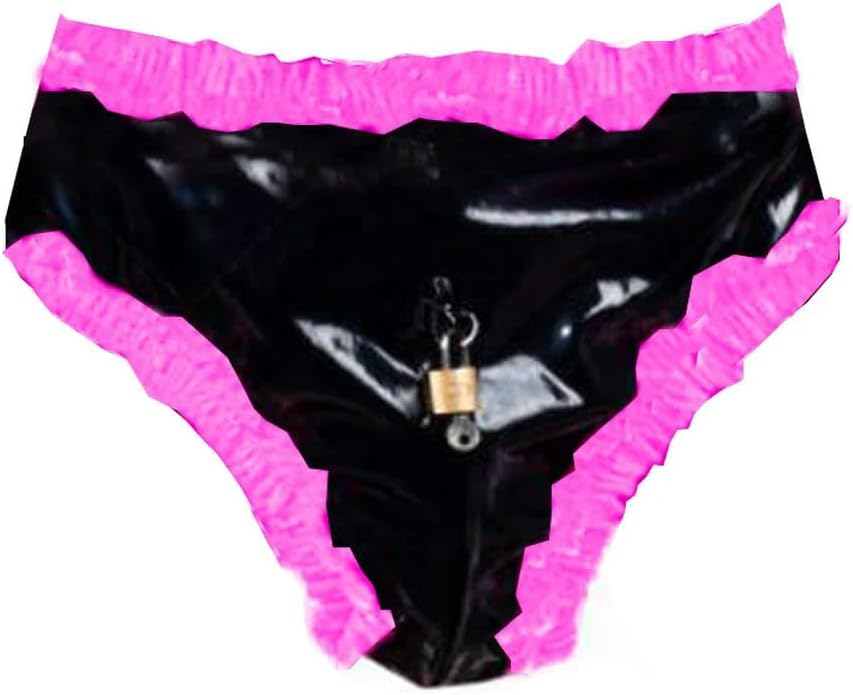 Lockable Sissy Briefs Men Costumes Panty Ruffled Panties Thongs Gay Underwear Cosplay Shorts Women