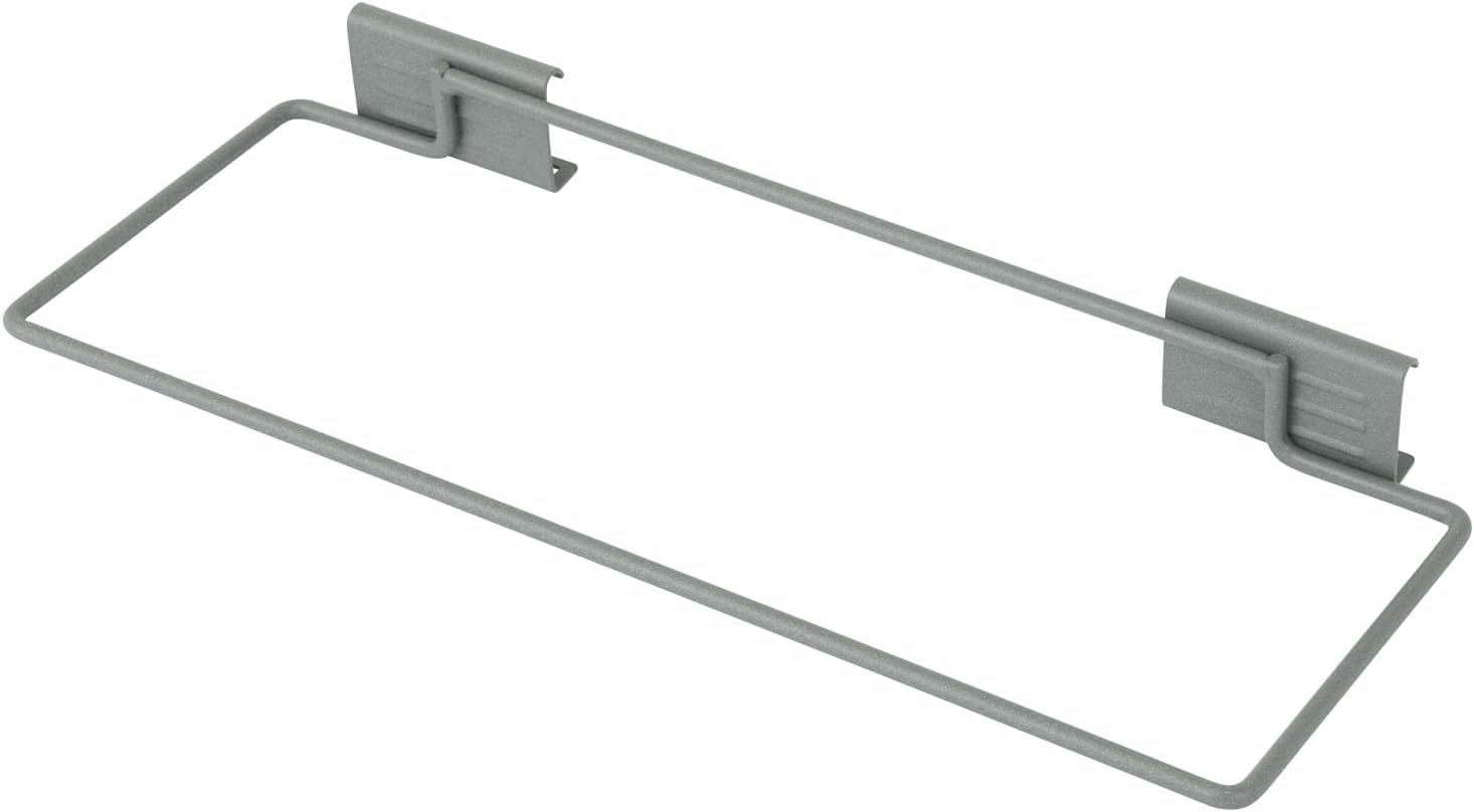 Doshisha EX-SQRBGY Exterior Rack, Multi-Rail Use, Square Bar, Gray, Width 16.5 x Depth 5.9 inches (42 x 15 cm), Improved Storage Capacity, Corner Bar, For Steel Racks, Expanded Parts, Soccer Ball