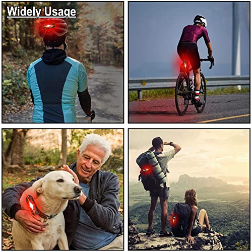 Luz Trasera para Bicicleta, WASAGA Potente LED USB Recargable Bicicleta Luz Trasera Impermeable Combinaciones de Luces Traseras para Ciclismo Advertencia Casco Lámpara de Seguridad - imagen 7