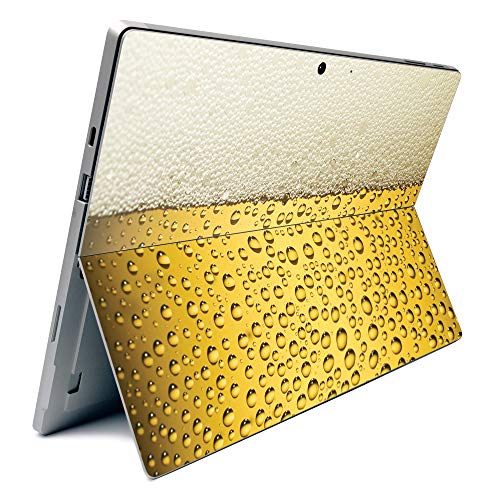 Image of MightySkins Carbon Fiber Skin for Microsoft Surface Pro 7 - Beer Buzz | Textured Carbon Fiber Finish | Easy to Apply, Remove, and Change Styles | Made in The USA
