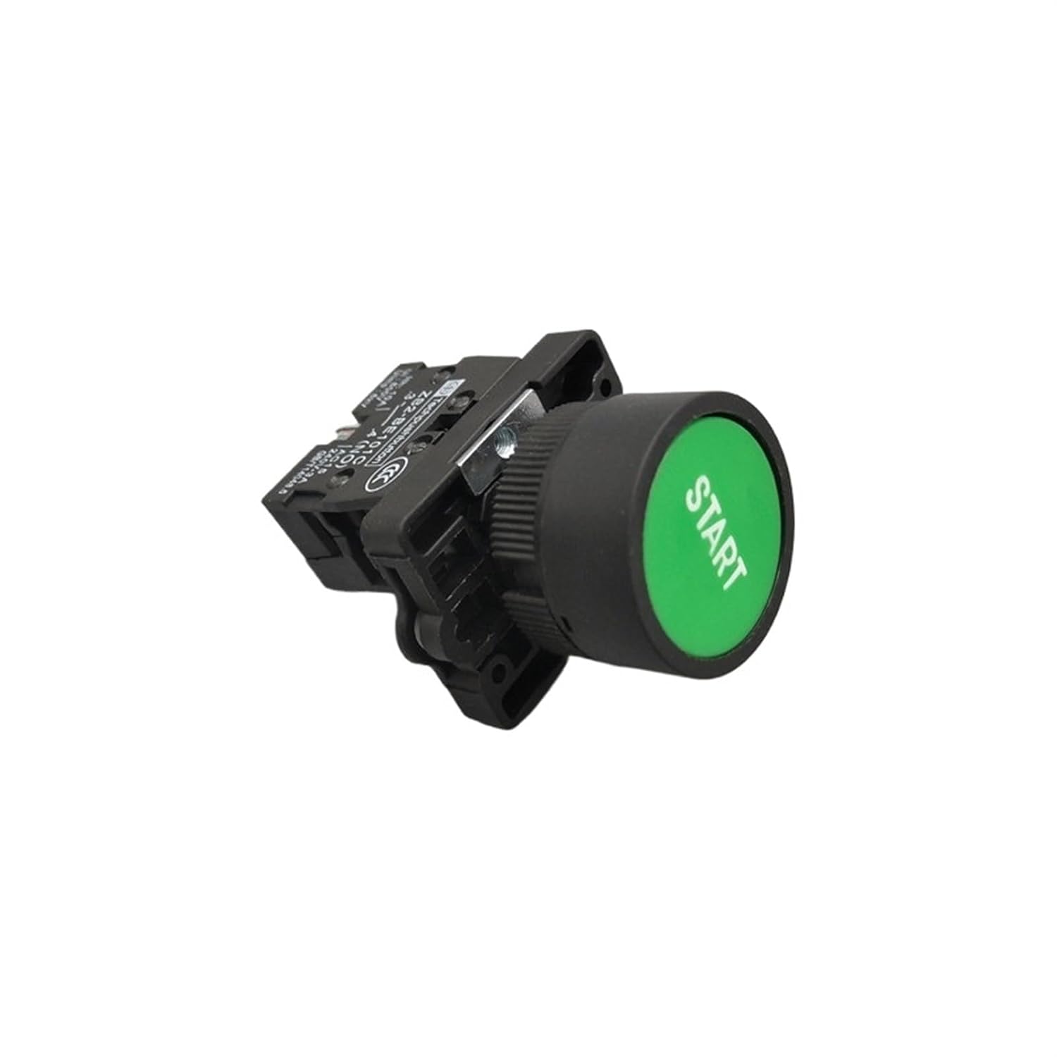 22mm XB2 Momentary/Self-Reset Plastic Push Button Switch with Symbol Stop Start Arrow 10A/600V(Start)