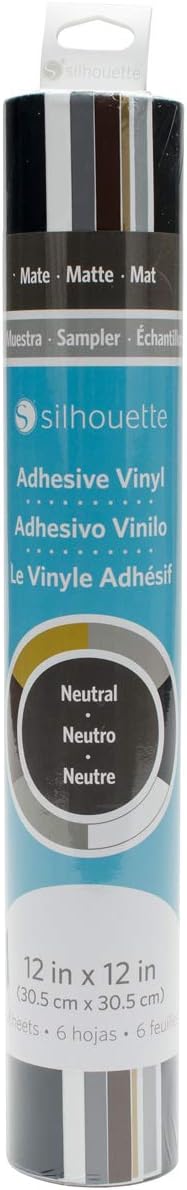 Silhouette America Vinyl Sampler Pack,White,Grey,Brown,Silver,Assorted Colors