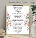The Lords Prayer Wall Decor - Scripture, Religious Bible Verse Wall Art - Inspirational Room Decoration - Christian Catholic Gift for Women, Pastor, Ordained Minister, God or Jesus Loving Kids, Girls