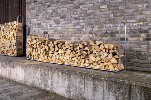 Foto von wolfcraft Stapelhilfe Modular XXL - Verstellbare Kaminholzaufbewahrung