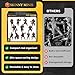 Skinny Minis DND Miniatures for Dungeon Masters - Evil Minions, D&D Compatible, Mini Acrylic Figures with Double-Sided Graphics & Durable Acrylic Design