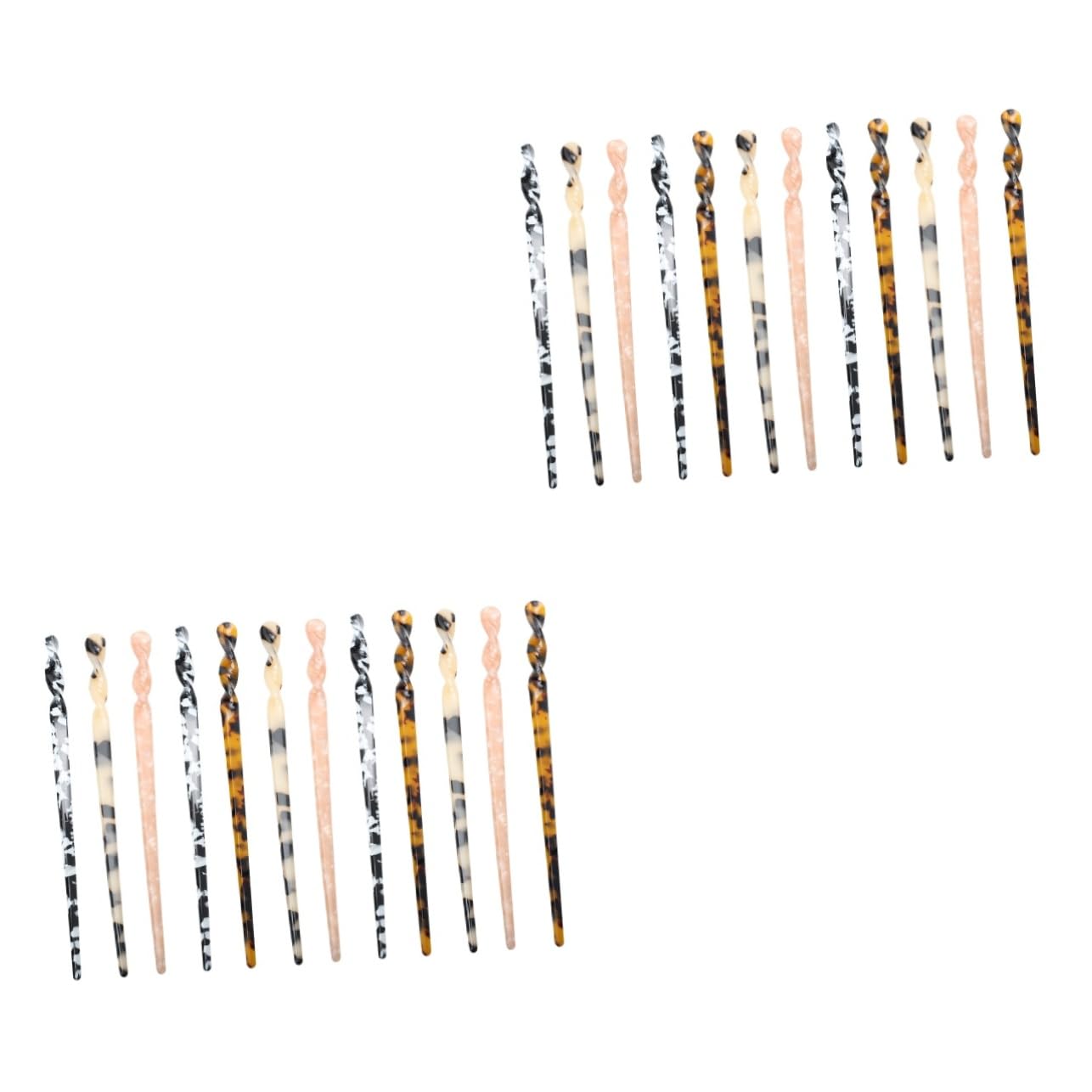 MAGICLULU Pz Tornante hairdo barrette accessori per ragazze fermagli per con perle bacchette molletta bastoncini per forcine per chignon acido acetico panino Cina