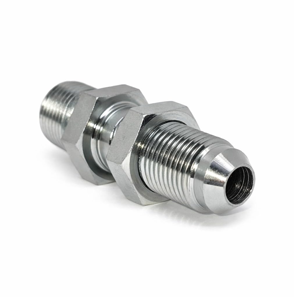 AF 2706-08-08 - #8 Male Pipe (.840''-14 Threads) X #8 Male JIC 37