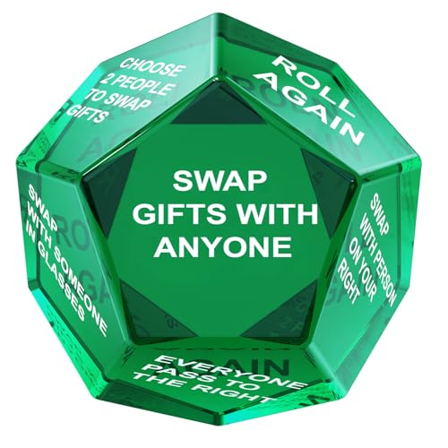 Santa Swap Gift Exchange Dice, Xmas Stocking Stuffers 2025, Exchange