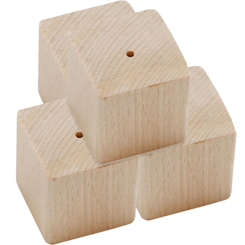Support en bois gâteau lot de 4 plateaux lisses de décoration