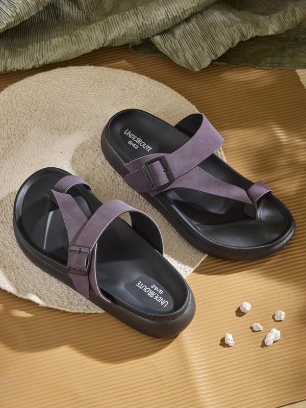 Image of UNDERROUTE mens Underroute Urgh 05 Stylish Durable Soft Footbed Synthetic Casual Sandals for Men Sandal