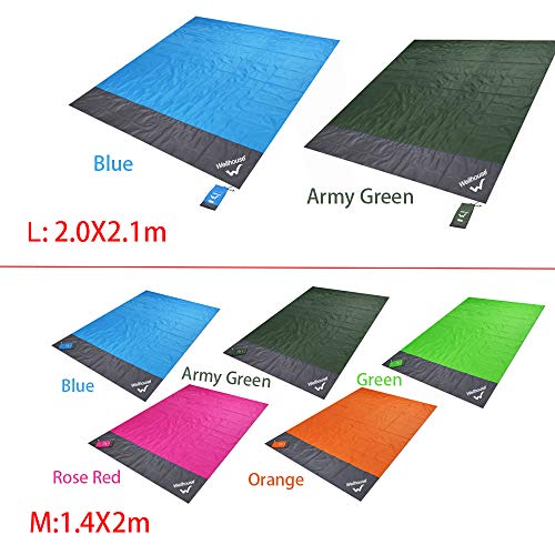 DECDEAL Cobertor De Praia À Prova D 'Água Ao Ar Livre Portátil Picnic Mat Camping Ground Mat Colchã