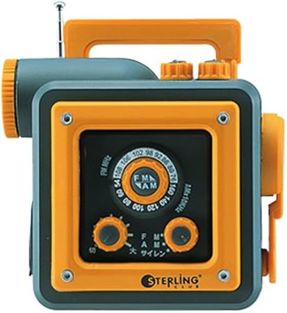 Amazon Co Jp スターリングクラブ ダイナモ防滴トーチラジオ D 5818 ホーム キッチン