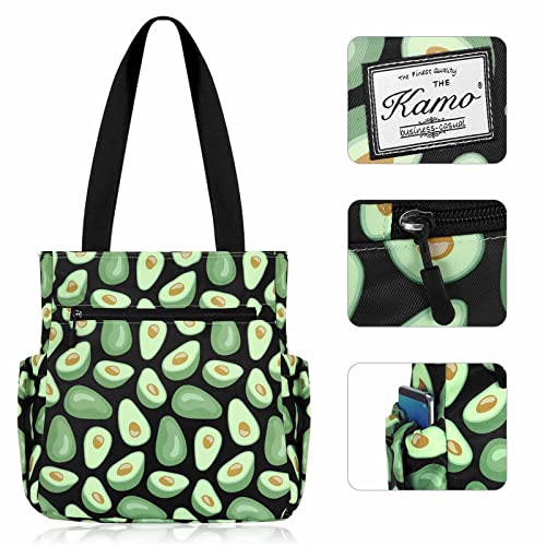Image of KAMO Floral Tote Bag - Waterproof Lightweight Handbags Travel Shoulder Bag for Hiking Yoga Gym Swimming Travel Beach