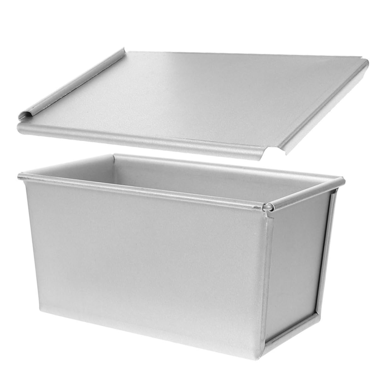 TOPPERFUN Teglia Per Pane Coperchio Teglia Rettangolare Antiaderente Per Toast Per Cottura Al Forno