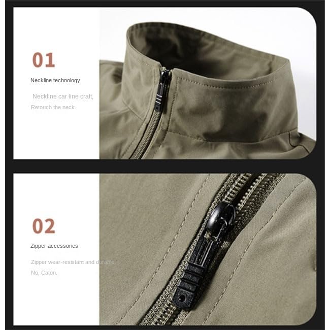 Gilet de pêche pour homme avec plusieurs poches, veste de travail pour Fe.n_dt, veste légère sans manches pour la randonnée en plein air