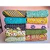 Indian Tribal Kantha Quilt Vintage Handmade Blanket Patch Throw Hippie Bohemian Saree Made Rally Twin
