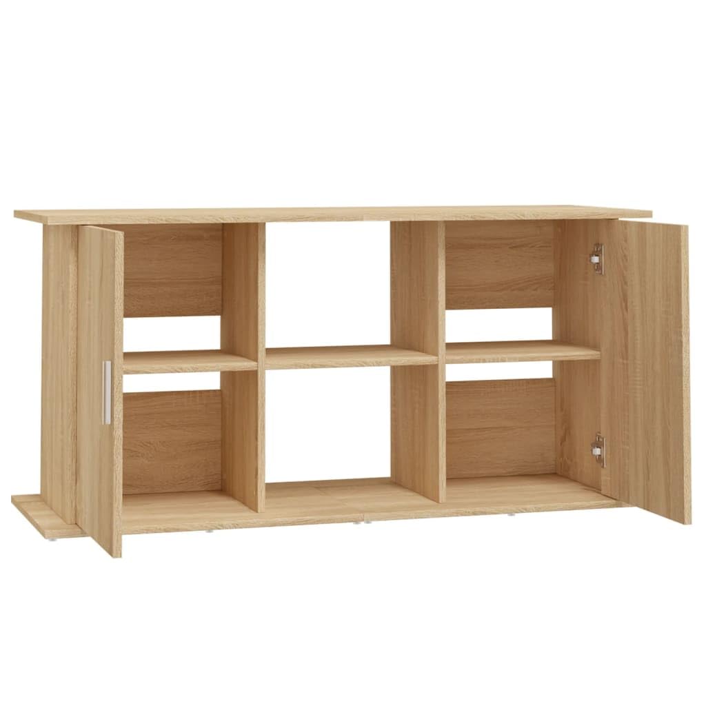 Szafka pod akwarium, dąb Sonoma, 121 x 41 x 58 cm, stojak do akwarium, szafka akwariowa z materiału drewnopochodnego