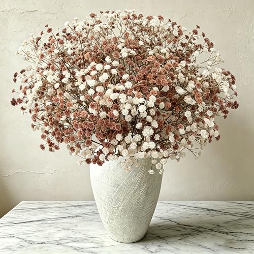 Faux Fall Flowers Stems for Vase Baby Breath