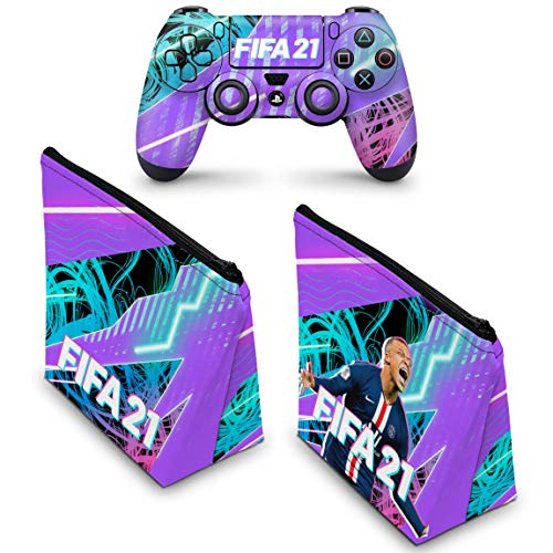 Capa Case e Skin PS4 Controle Adesivo - Modelo 393