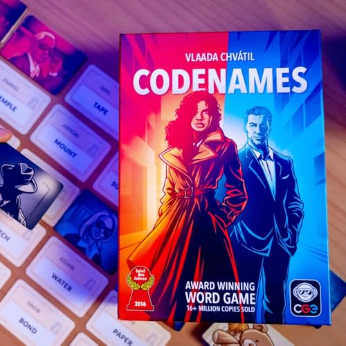 CGE Codenames Board Game (2nd Edition) The Top Secret Word Association Party Game for Friends &amp; Family Game Nights, 4+ Players