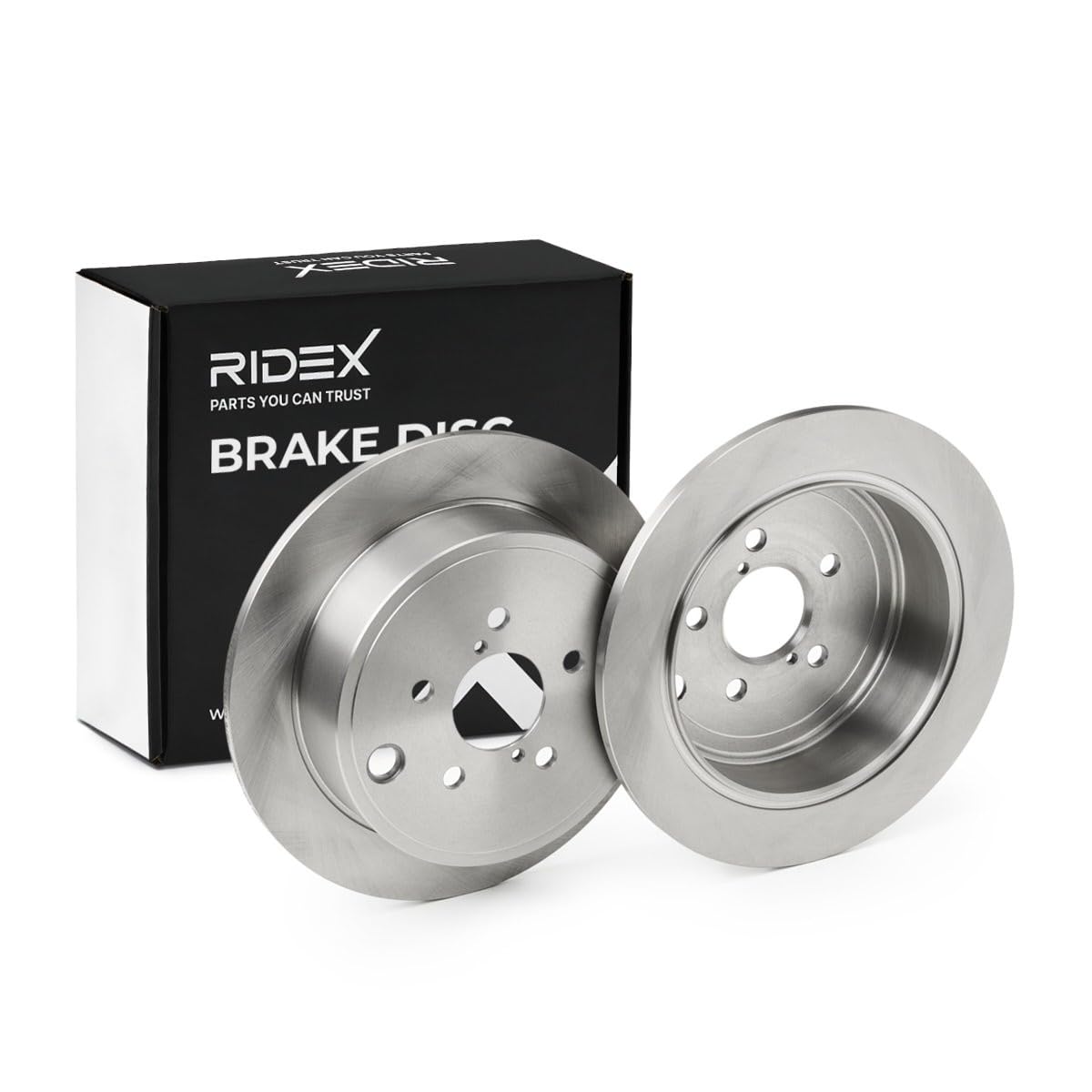 RIDEX 82B0310 2x Disco freno Posteriore senza viti/bulloni Compatibilità con SUBARU IMPREZA 2 volumi/Coda spiovente GR, GH, G3