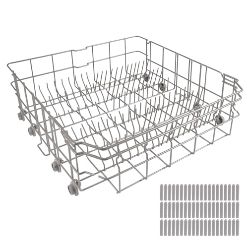 DD82-01384A Lower Rack Compatible with Samsung Dishwasher Models DW80R2031US DW80M2020US DW80N3030US DW80N3030UB DW80N3030UW DW80R2031UG DW80R2031UW. Fits DD81-02295A (22.5D x 20.5W x 7H)