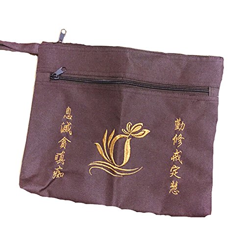 DOREKIN Monje Budista Bolsa para haiqing Robes Budismo Lay Monje Bordado Bolso