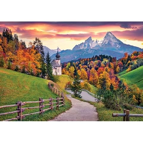 Cheatwell Games 1000 Piece Jigsaw World's Smallest Puzzle Bavarian Alps Cover