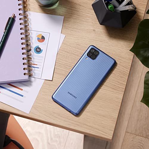 SAMSUNG Galaxy M12 Smartphone Dual SIM Android Teléfono Móvil Azul Claro [Exclusivo de Amazon]