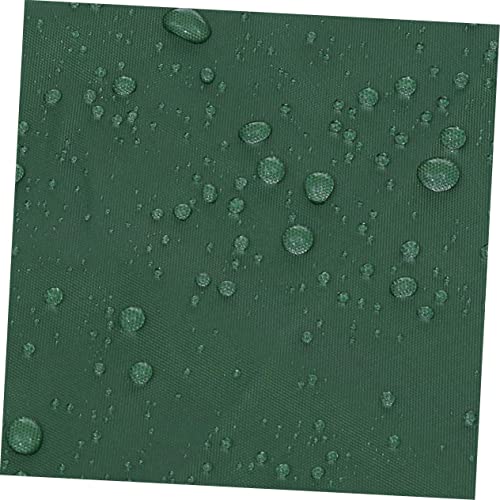 Couverture de bac à sable hexagonale SOIMISS en tissu Oxford vert pliable