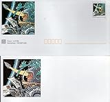 enveloppe pret a poster international  Mézières - La Poste - prêt-à-poster illustrés bande dessinées - Enveloppe et carte - 22 x 11 cm