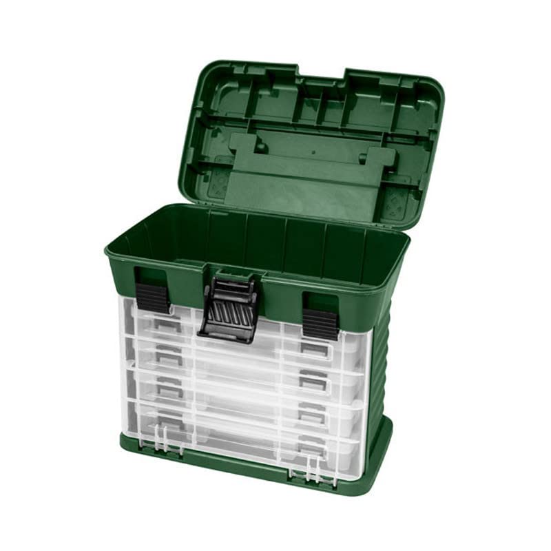 Dolphin TBX MegaCase Clip Tackle Box Fishing Case 290 x 190 x 265 mm Sports & Outdoors