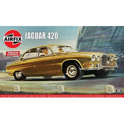 Airfix Jaguar 420-Kit de Modelo clásico Vintage a Escala 1:32 Cover