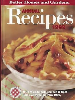 Hardcover Better Homes and Gardens Annual Recipes 1999 Book