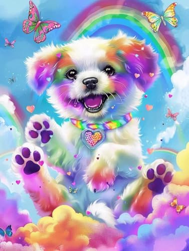 Kit Peinture Diamant DIY Chien pour sublimer la décoration de votre salon
