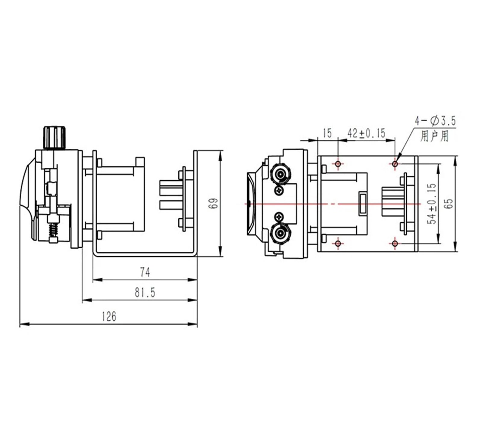 Peristaltische Pumpe mit Schrittmotor und hohem Durchfluss, 160 ml/min, KCM-B163-ODM, 12 V/24 V, einstellbare Dosierung, peristaltische Pumpe 0,1–300 U/min(12v)
