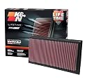 K&N Motorluftfilter 33-2857: Hochleistungsluftfilter, Abwaschbar, Ersatzfilter, Erhöhte Leistung, 2003-2024 VW / AUDI / LAND ROVER / PORSCHE