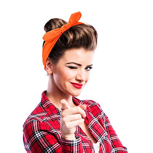 Willbond 13 Pieces Hair Bands Bows Solid Color Knot Headwrap Bowknot Headbands Rabbit Ear Hairband Hair Accessories For Woman Girls, 13 Colors (Cute Color) #TOP5