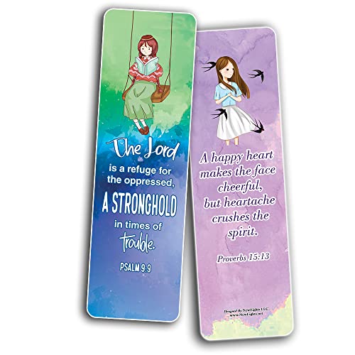 NewEights Motivating Bible Verses for The Downcast and Depressed Bookmarks (5-Sets X 6 Cards) – Daily Motivational Card Set – Collection Set Book Page Clippers – Ideal for Church Events by NewEights - Image 6