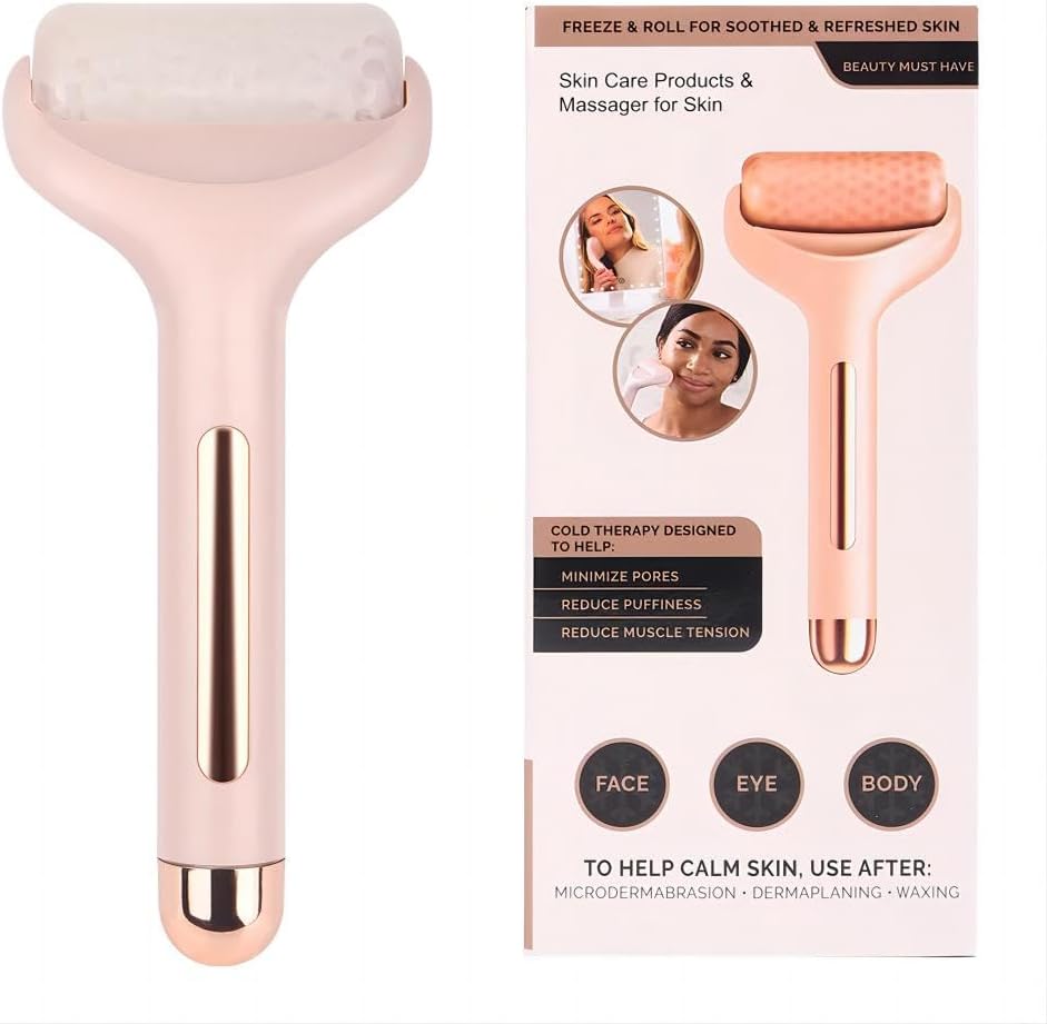Skin Care Products & Massager for Face, Eye, Body, Freeze & Roll for Soothed & Refreshed Skin