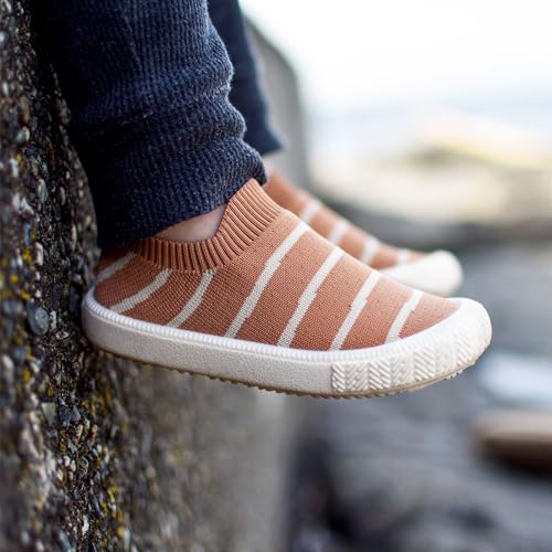Image of JAN & JUL Slip-on Knit Shoes, Machine Washable and Lightweight Sneakers for Toddler Boys and Girls