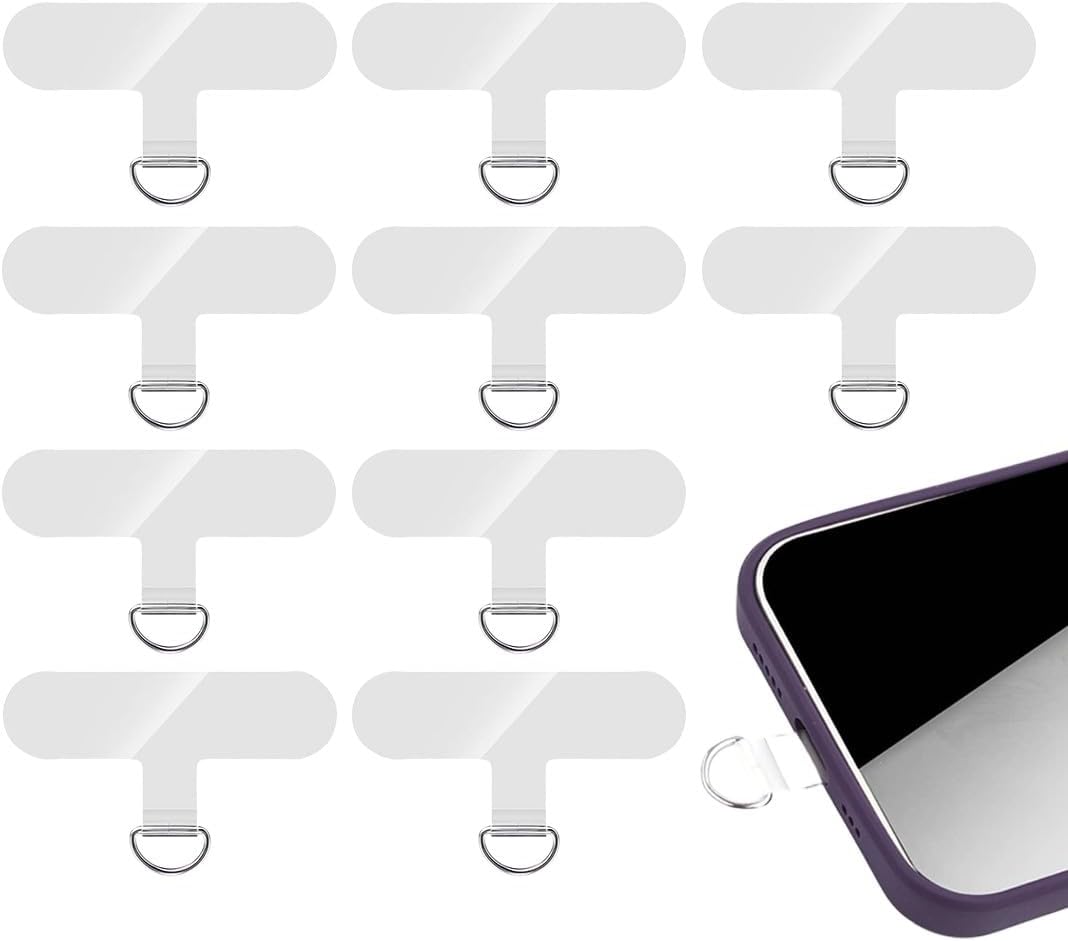 10 unidades para teléfono móvil, colgante de cadena para teléfono móvil, soporte de cordón, adaptador, banda para teléfono móvil, correa universal para teléfono móvil, cadena universal para