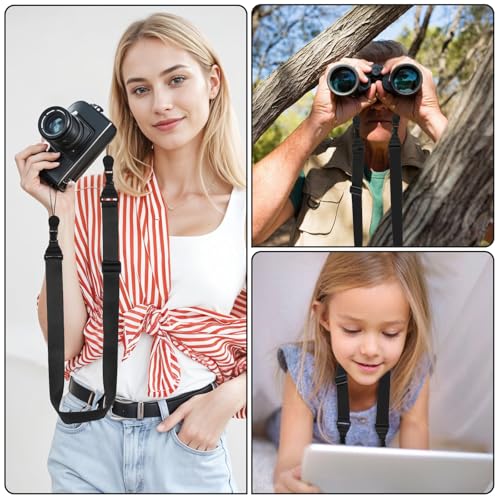 Mabor 1 Pcs Adjustable Shoulder Strap, Nylon Camera Strap, Comfortable Neck Straps for Cellphone Tablet, Camera, Laptop, Binocular, Luggage Bag - Image 4