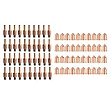 40pcs 220842 Electrodes + 40pcs 220990 Nozzles fit PMX 105
