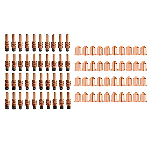 40Pcs 220842 Electrodes + 40Pcs 220990 Nozzles Fit Pmx 105 #TOP2