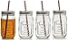 Circleware Country HUGE 9 Piece Set, Glass Yorkshire Mason Jars with Lids and Straws, 1- 33.8 Ounce Water Ice Tea Drink Pitcher Carafe, Four-16 Ounce Jars + Metal Lids + Reusable Plastic Straws